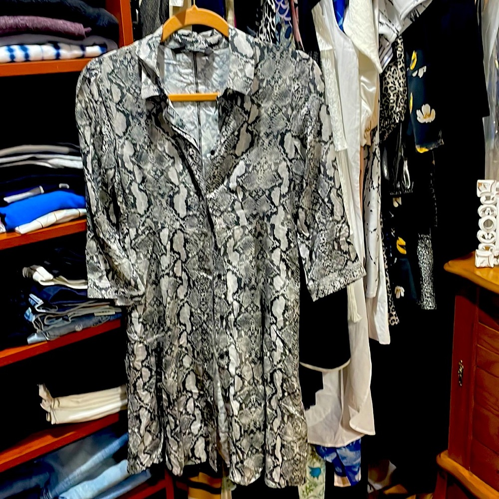 Zara snake-print Dress Small